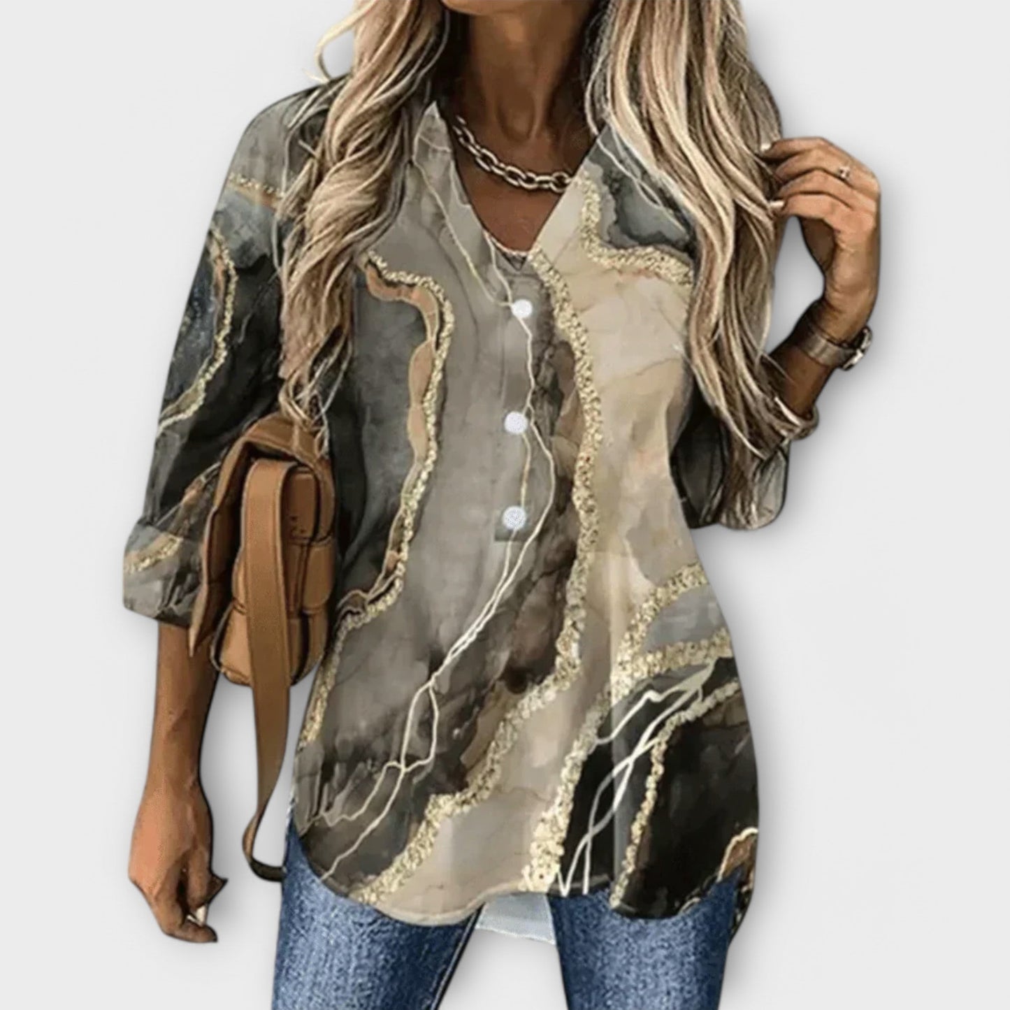 Strahle in Stil – Einzigartige Damenbluse für jeden Moment