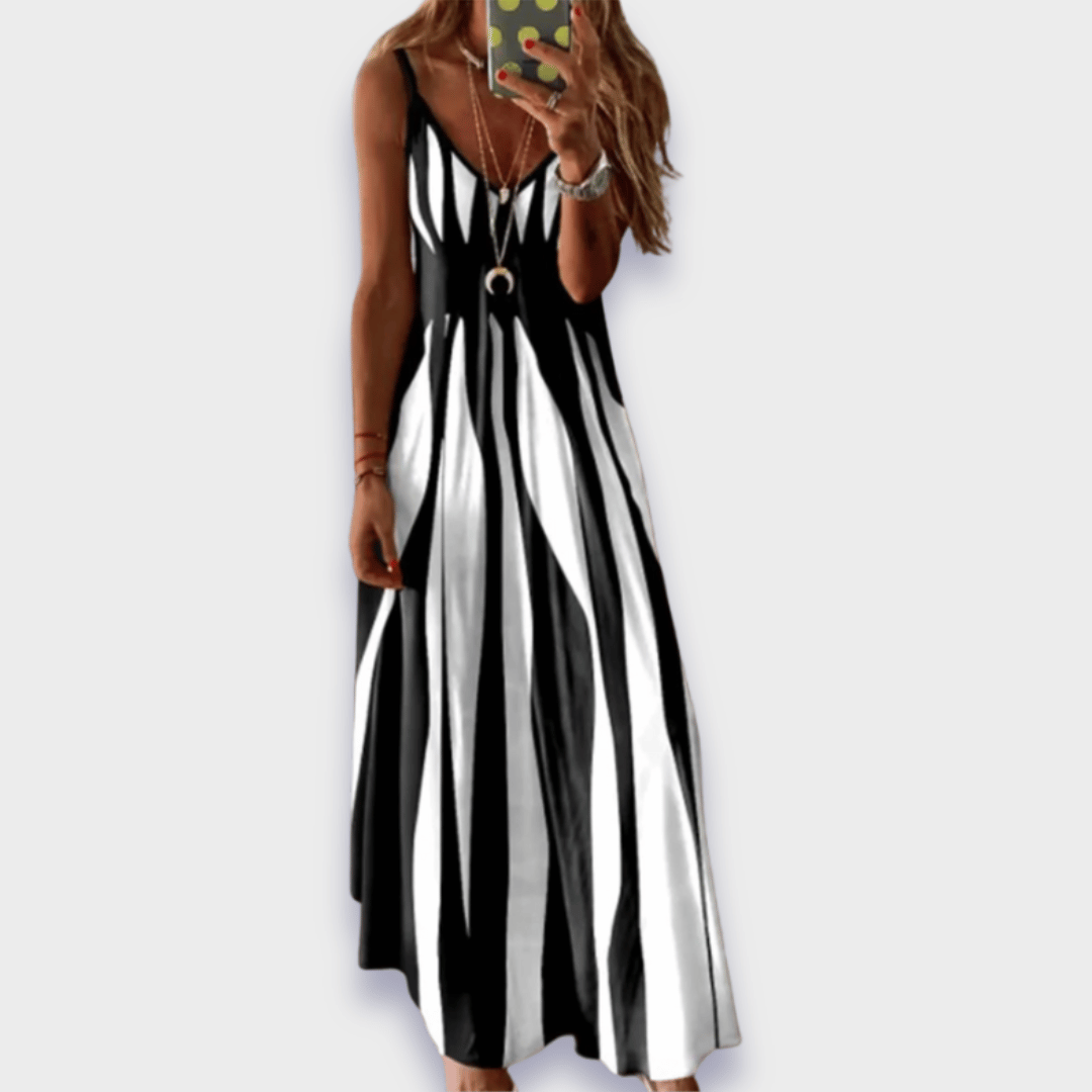 Hol dir den Sommer – Elegantes Freizeitkleid aus Premiumstoff