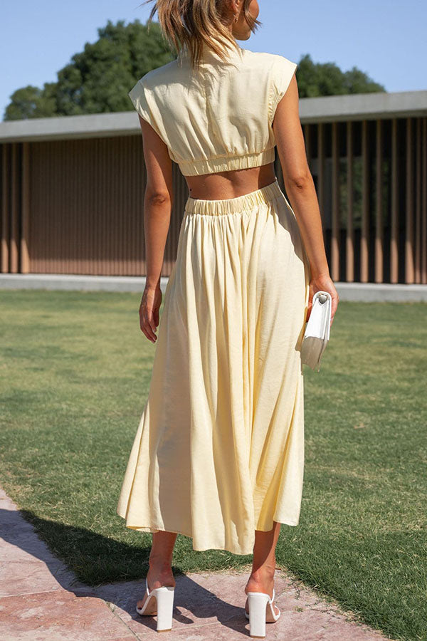 Entdecke Deinen Style – Midi-Kleid mit Cut-Outs für den Wow-Effekt
