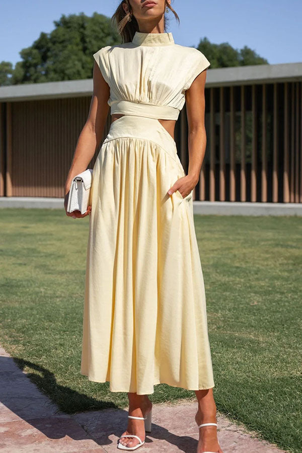 Entdecke Deinen Style – Midi-Kleid mit Cut-Outs für den Wow-Effekt