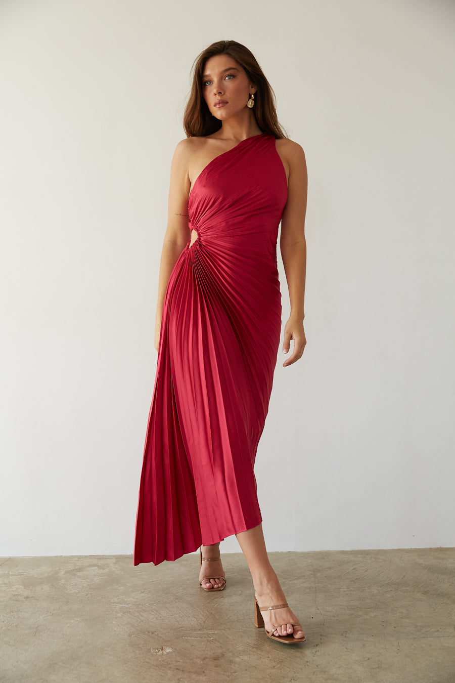 Strahle Selbstbewusstsein – Plissiertes Midi-Kleid für Wow-Momente