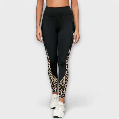 Leopardenstyle – Deine trendige high waisted Trainingshose!