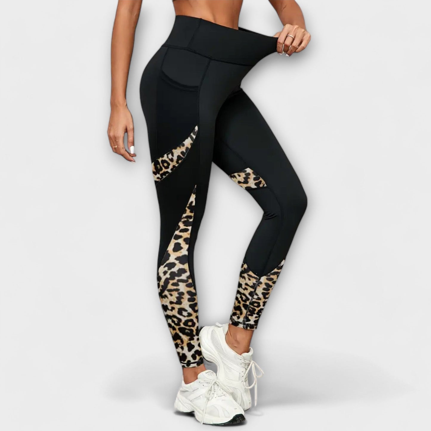 Leopardenstyle – Deine trendige high waisted Trainingshose!