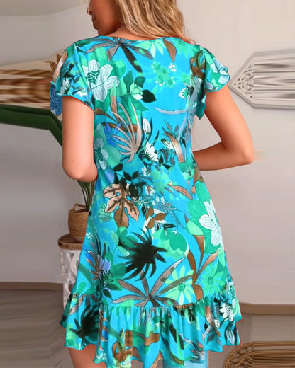 Strahle im floralen Traum – Elegantes Kleid für jede Gelegenheit