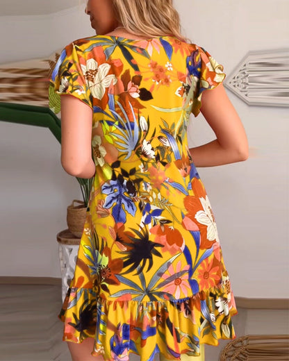 Strahle im floralen Traum – Elegantes Kleid für jede Gelegenheit