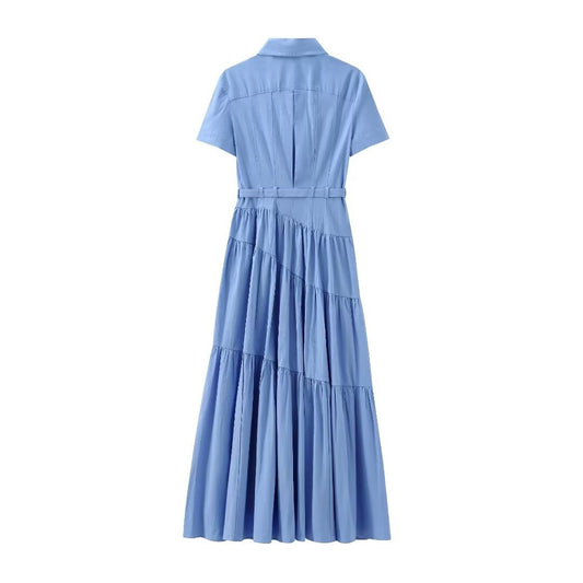 Zeig deinen Style – Trendiges Hemdblusenkleid mit Gürtel