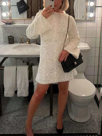 Glamouröse Nächte – Strahle im schimmernden Glitzerkleid
