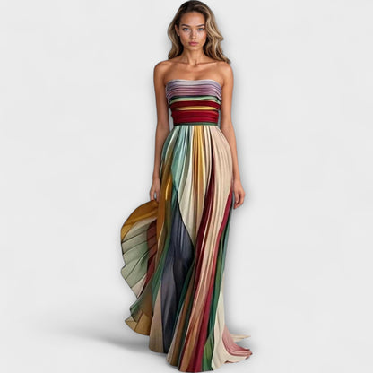 Blühende Eleganz – Das bunte Kleid für deinen Sommerglanz